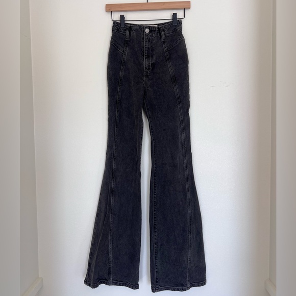 Free People Denim - We the Free Flare Jeans Black